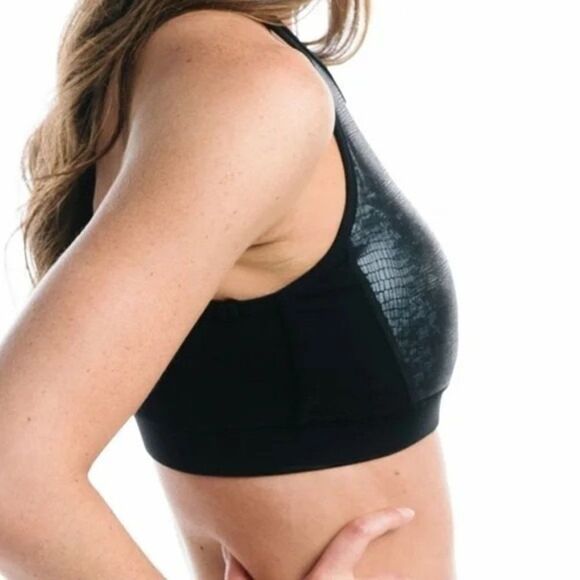 Zyia Active Black Kakadu Brilliant Back Mesh Bra in an XL, NWT - Picture 6 of 9